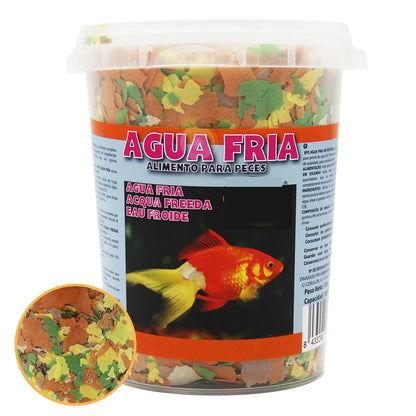 Alimento Completo para Peces de Agua Fría 🐟 – Fórmula Balanceada (1000 ml / 100 g)