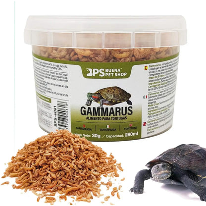 Comida BPS para Tortugas Acuáticas 🐢 – Gammarus y Sticks (Varios Tamaños)