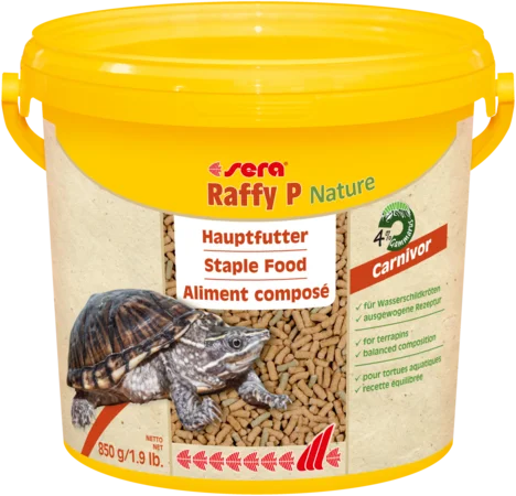 Sera Raffy P Nature - Alimento Completo para Tortugas Acuáticas 850g