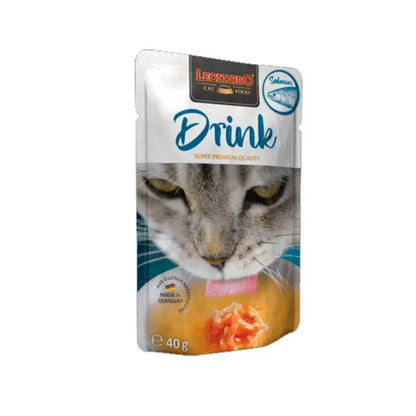 Leonardo Drink Sopa de Salmón 🐟 – Para Gatos (20x40 g)