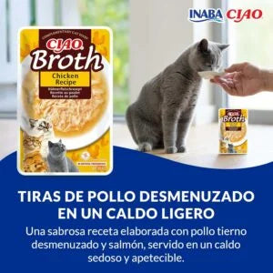 Ciao Broth 🍲 – Caldo Complementario sin Cereales para Gatos (40 g)