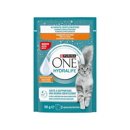 Purina One Hydralife 💧 – Complemento Líquido para Gatos que Beben Poca Agua (50 g)