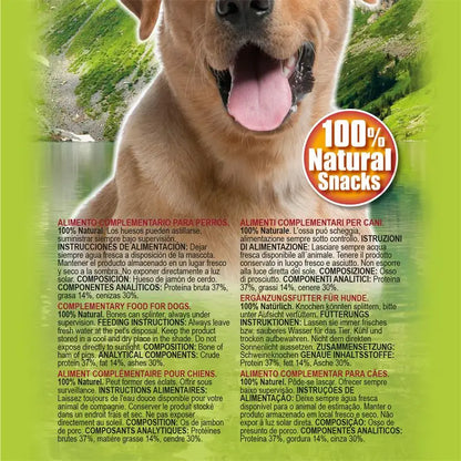 Arquivet Hueso de Jamón Natural 🍖 – Snack Duradero para Perros