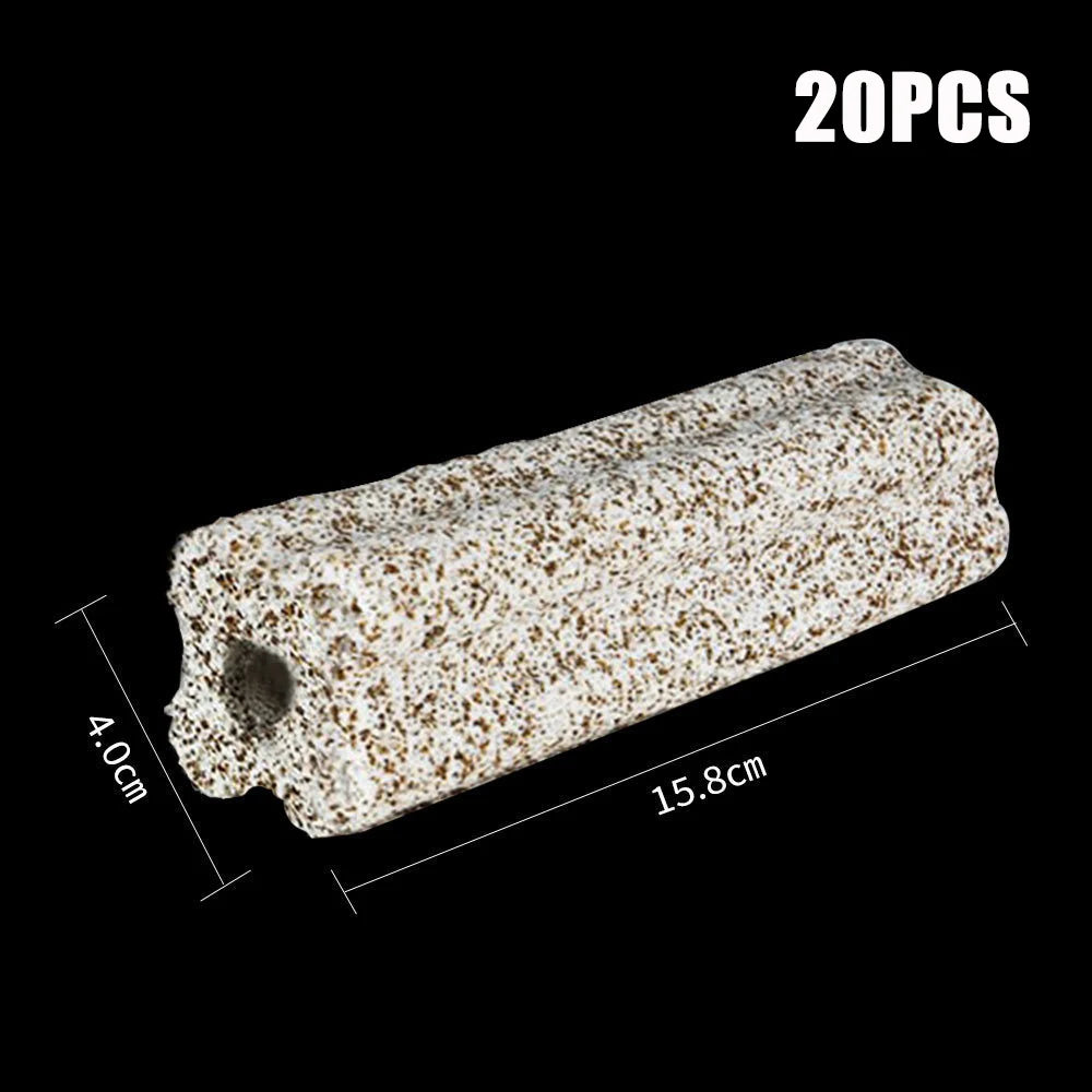 Aros Cerámicos Bio-Filtro para Acuario (20 uds) - Casa de Bacterias Nitrificantes