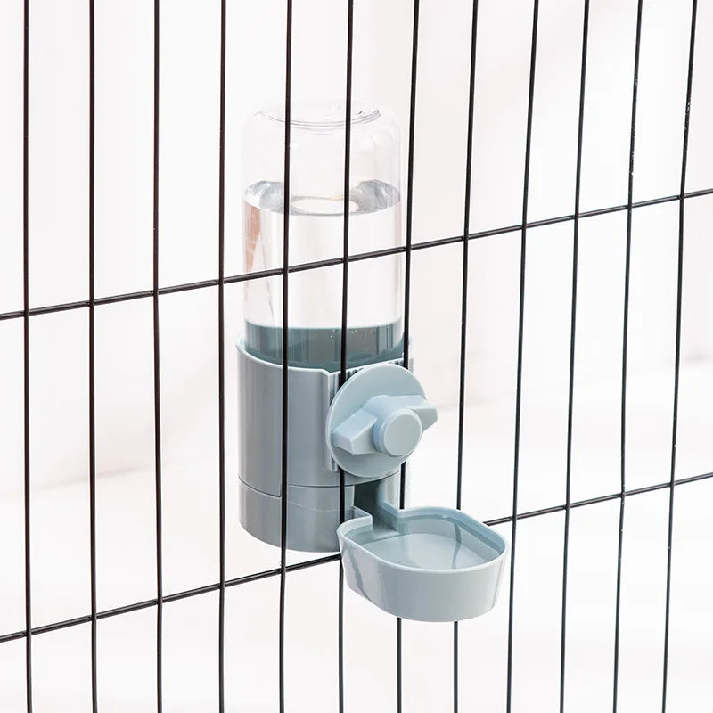 Comedero y Bebedero Automático Colgante para Jaula - Perros, Gatos, Conejos y Aves