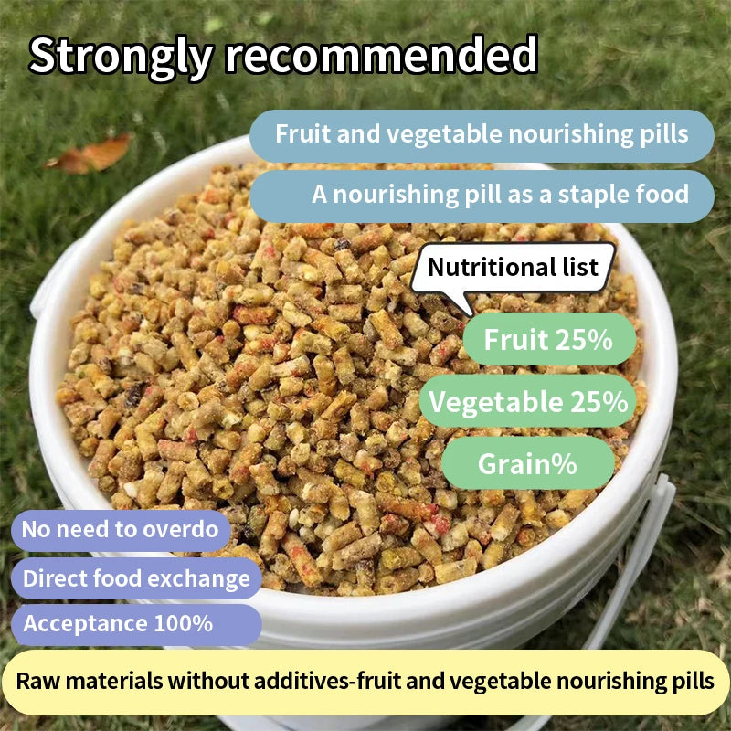 Alimento Nutritivo en Píldoras para Loros y Periquitos 500g