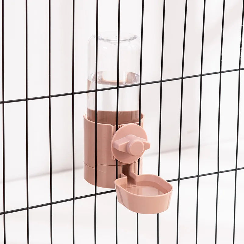 Comedero y Bebedero Automático Colgante para Jaula - Perros, Gatos, Conejos y Aves