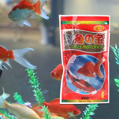 Alimento en Gránulos 🐠 – Para Peces Dorados y Tropicales