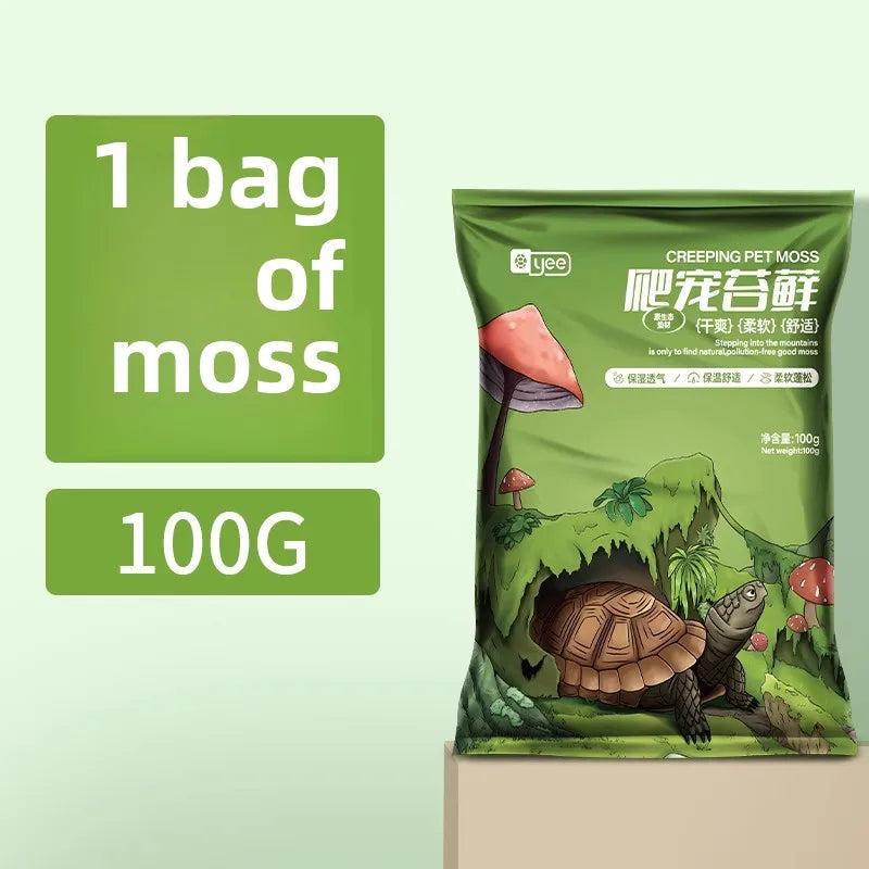YEE Kit de Hibernación para Tortugas - Ladrillo de Fibra de Coco y Musgo Sphagnum para Tortugas de Orejas Rojas y de Estanque