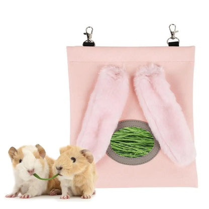 Bolsa Portaheno con Orejas 🐰 – Para Cobayas y Conejos (1 o 2 Aberturas)