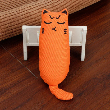Gatito de Peluche con Catnip 🧸 – Sonido Crujiente para Morder