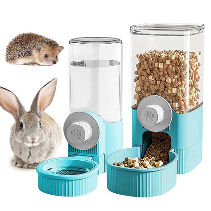 Comedero y Bebedero Automático Colgante 🐱 – Dispensador por Gravedad para Gatos