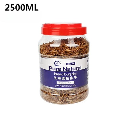 Gusanos de la Harina Deshidratados 🐛 – Snack Multiproteico para Hámsters, Aves, Erizos y Peces