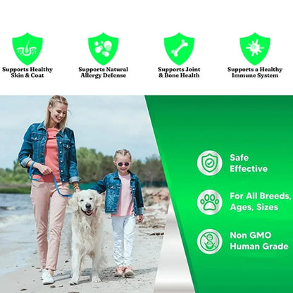 Aceite de Salmón 200 ml 🐟 – Suplemento Natural con Omega para Perros y Gatos