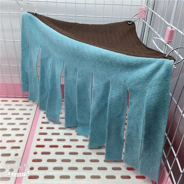 Hamaca y Escondite Colgante para Jaula - Accesorios para Hámsters, Cobayas, Chinchillas y Otros Pequeños Animales