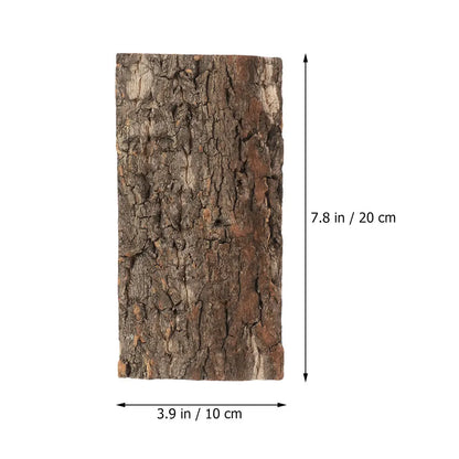 2 Piezas de Corteza de Corcho para Terrario - Decoración Natural y Plataforma para Trepar Reptiles