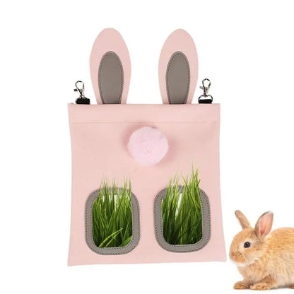 Bolsa Portaheno con Orejas 🐰 – Para Cobayas y Conejos (1 o 2 Aberturas)
