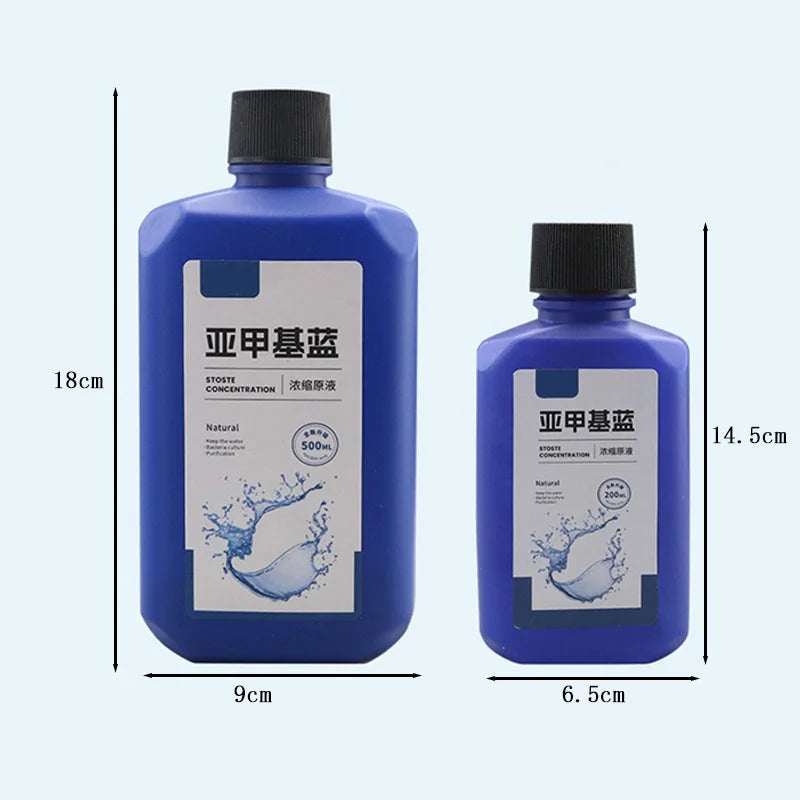 Concentrado de Azul de Metileno para Acuario - Desinfección y Tratamiento de Punto Blanco