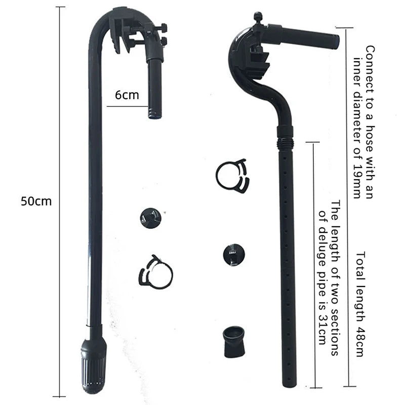 Kit de Barra de Spray para Filtro de Acuario - Tubos de Entrada y Salida para Filtro Externo