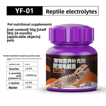NOMOY Kit de Suplementos Completo 💊 – Calcio con D3, sin D3 y Multivitamínico para Reptiles