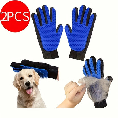 Set de Guantes de Aseo 2 en 1 🧤 – Para Perros y Gatos (Pack de 2)