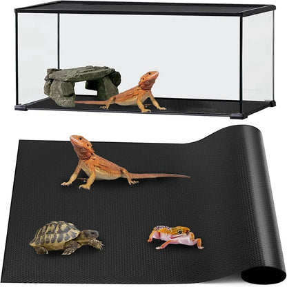 Alfombra de Terrario para Reptiles - Sustrato Decorativo para Gecko Leopardo, Lagartos, Serpientes y Tortugas