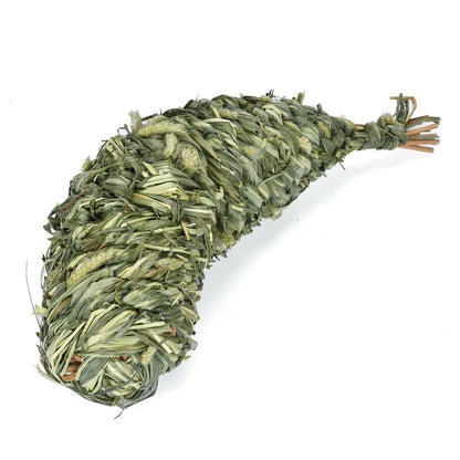 Juguete Masticable Tejido de Heno Timothy 🌾 – Anti-Aburrimiento para Conejos, Hámsters y Cobayas