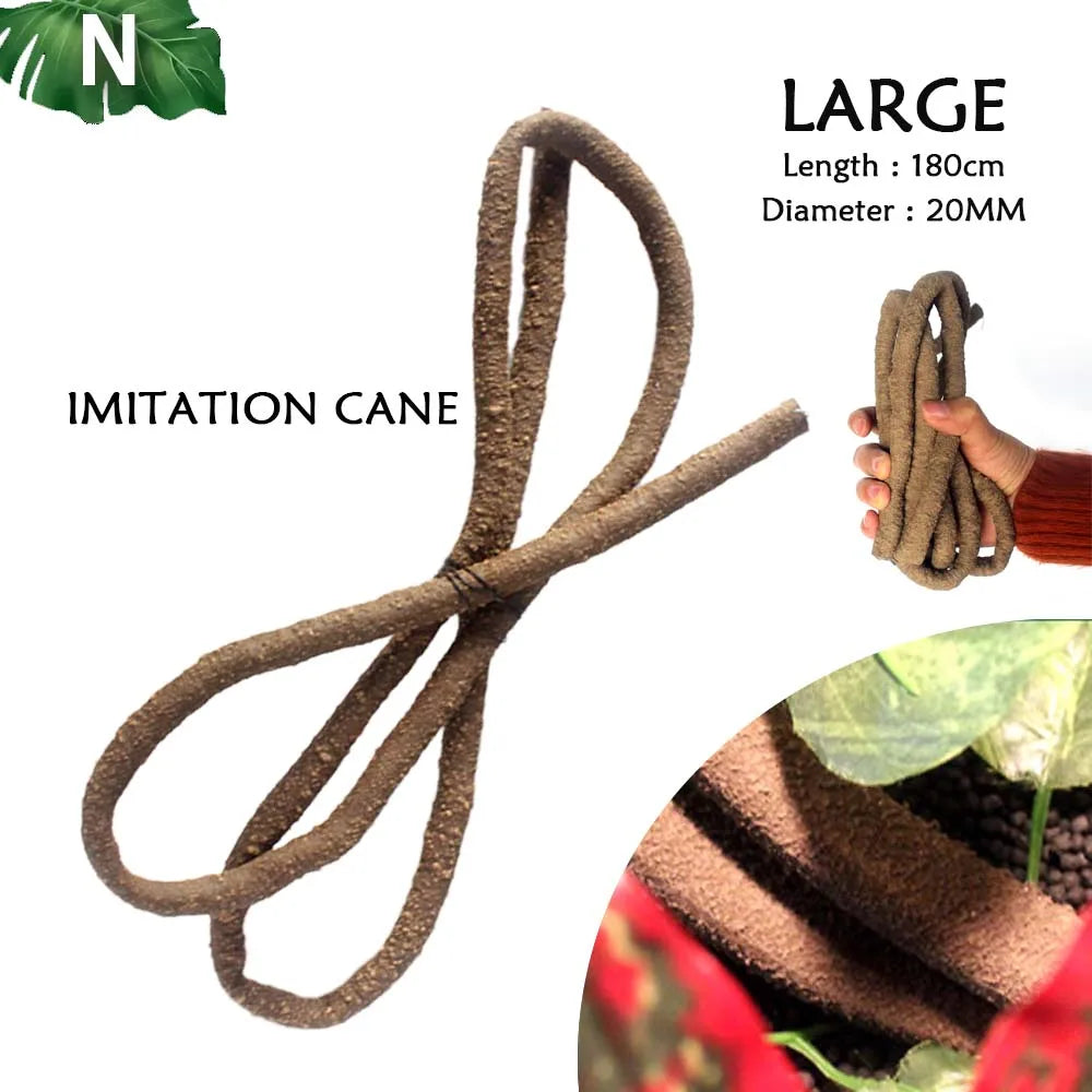 Planta Decorativa para Reptiles con Ventosa - Decoración de Terrario para Serpientes, Lagartos y Anfibios