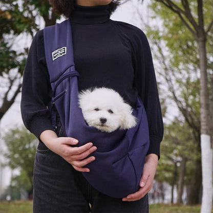 Bolso Bandolera Transpirable 🎒 – Transporte Manos Libres para Perros y Gatos