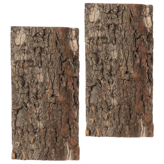 2 Piezas de Corteza de Corcho para Terrario - Decoración Natural y Plataforma para Trepar Reptiles