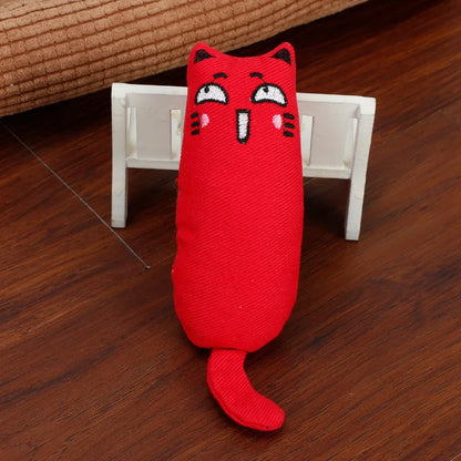 Gatito de Peluche con Catnip 🧸 – Sonido Crujiente para Morder