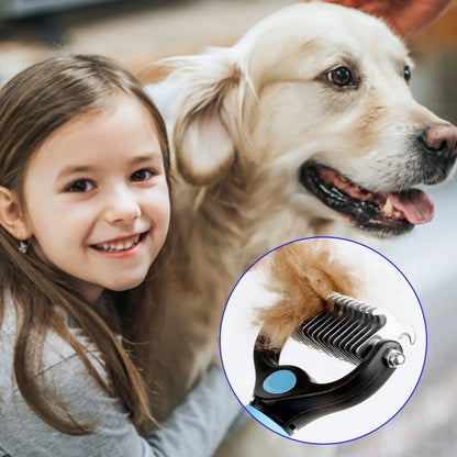 Cepillo Deslanador Profesional ✂️ – Corta Nudos para Perros y Gatos