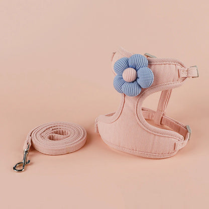 Set de Arnés y Correa Ajustable 🐾 – Para Gatos y Perros Pequeños
