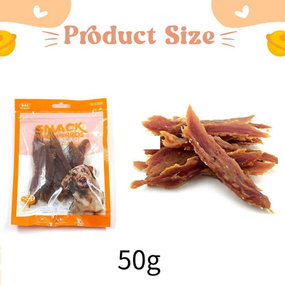 Snack de Pato Deshidratado 🦆 – Alto en Proteína para Perros (50 g)