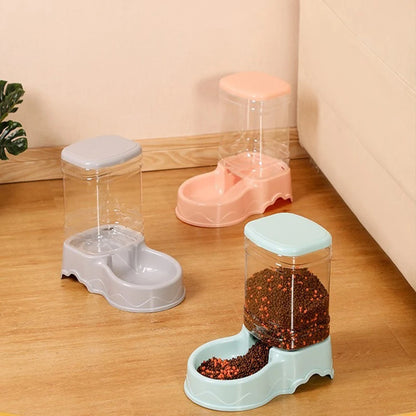 Comedero Automático 3.8L 🥫 – Cubo Dispensador de Gran Capacidad para Gatos y Perros