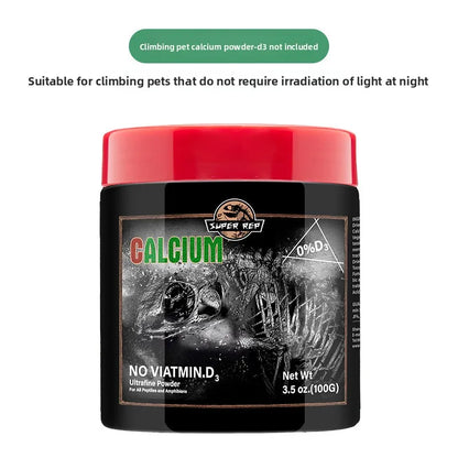 SuperRep - Calcio Pro-Vitamínico y Probiótico con D3 para Tortugas, Dragón Barbudo y Gecko Crestado