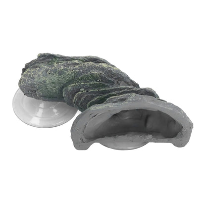 Plataforma para Trepar con Ventosa para Tortugas - Decoración de Roca Realista para Acuario