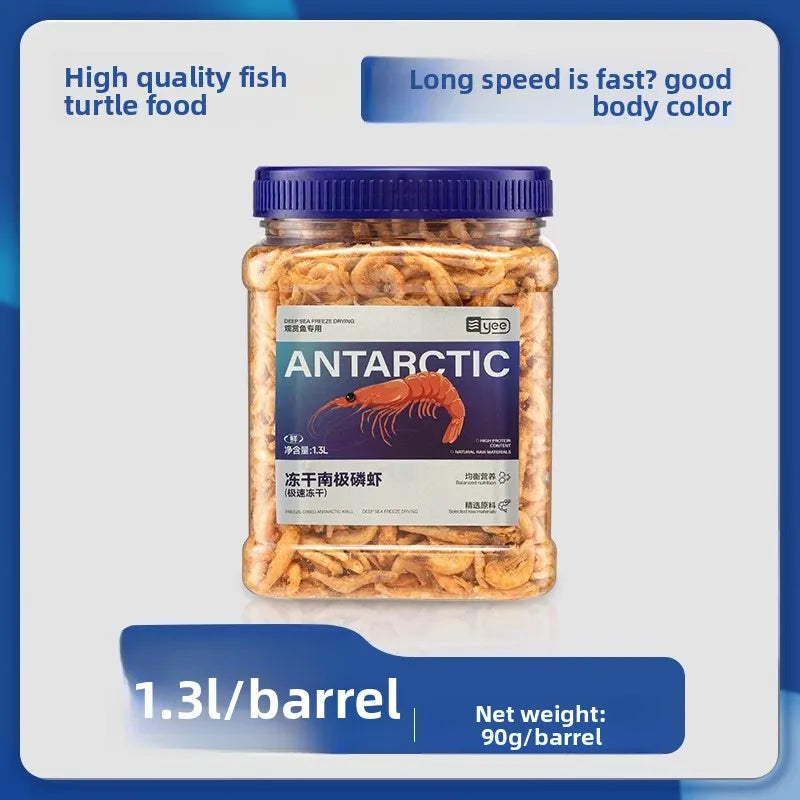 Kril Antártico Liofilizado - Alimento para Peces Ornamentales Tropicales