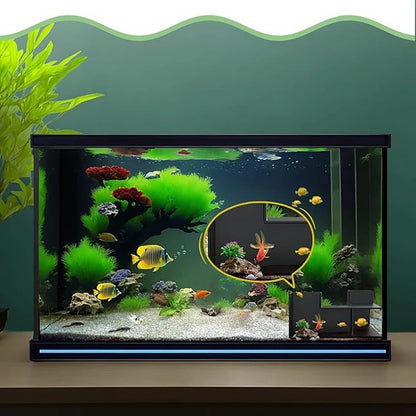 Cueva Subterránea de Doble Entrada 🐠 – Escondite para Peces y Camarones