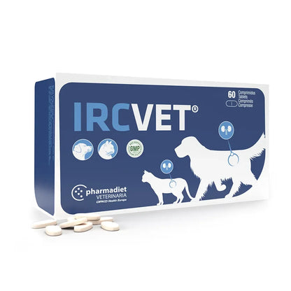 Ircvet 60 Comprimidos 💧 – Suplemento Renal para Perros y Gatos (Pharmadiet)