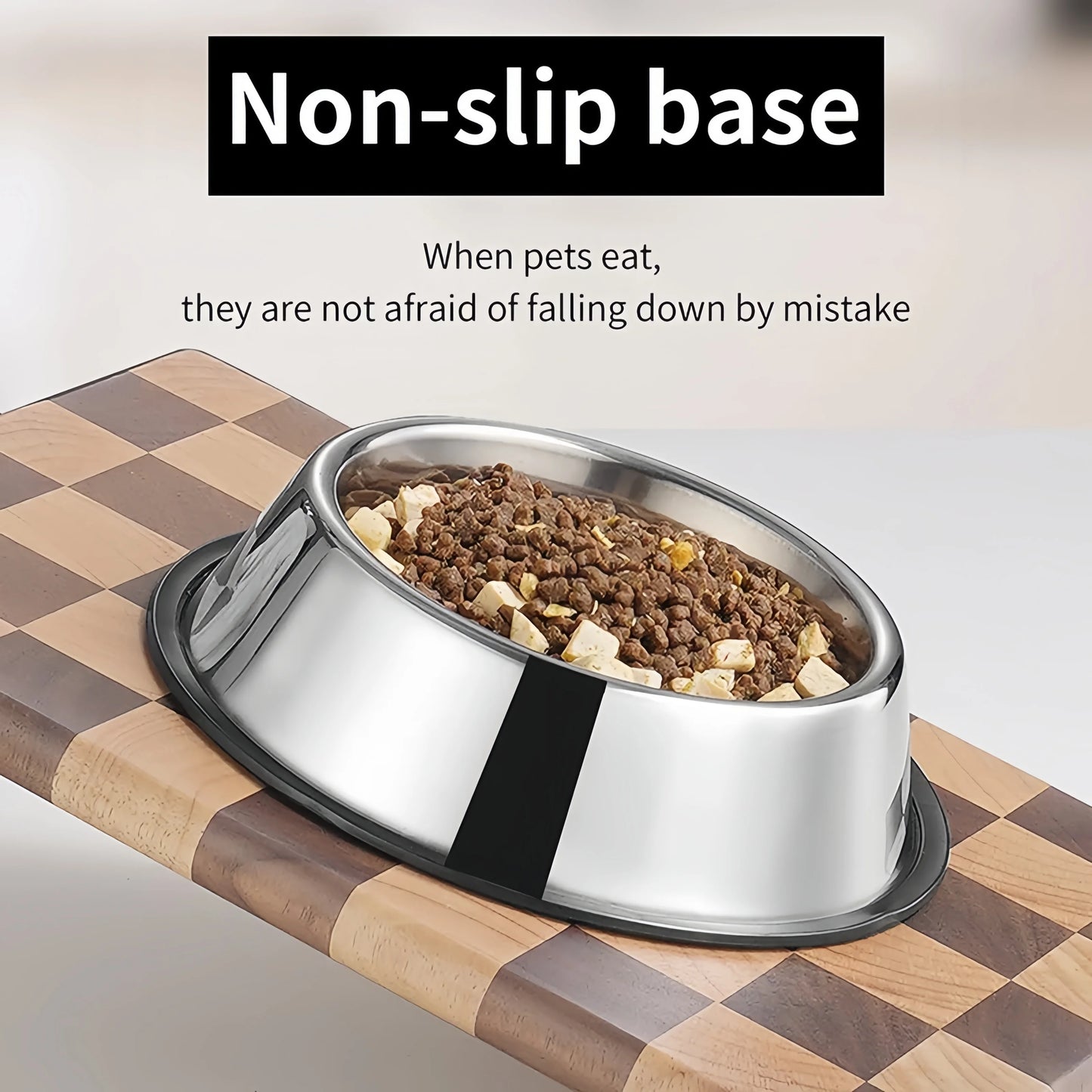 Cuenco de Acero Inoxidable para Gatos y Perros - Comedero Metálico Resistente, Varias Tallas