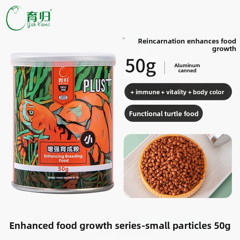 YUR KWAI - Alimento Potenciador de Color Rojo/Amarillo para Tortugas de Caja