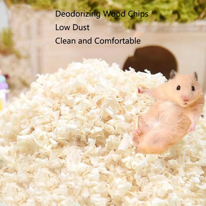 Virutas de Madera 🪵 – Lecho Natural para Hámsters, Ratas y Ratones (100 g)