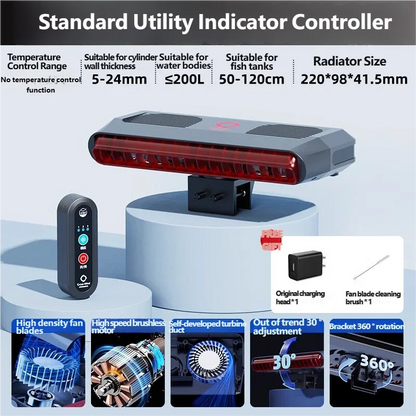 Ventilador Enfriador ❄️ – Control Automático de Temperatura para Acuario