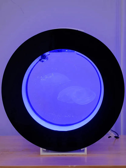 Pecera Acrílica de Medusas 🎐 – Acuario Redondo de Sobremesa (8L/18L/50L)