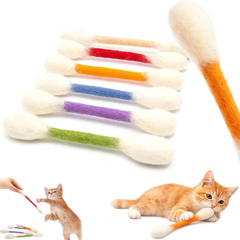 Palitos de Catnip para Gatos - Juguete Masticable Antiaburrimiento, Pack de 6