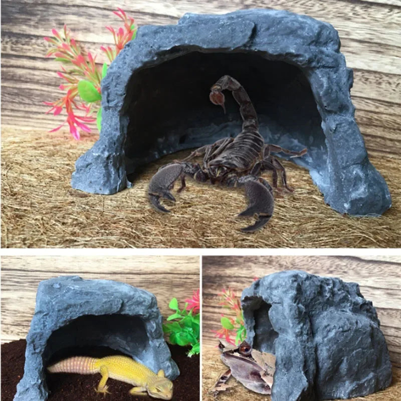 Decoración de Resina para Acuario - Ornamento Artificial para Terrario y Accesorios de Tortuga