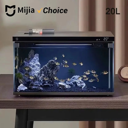 Mijia Acuario Inteligente MYG100 📱 – Control por App, Alimentación Remota e Iluminación (20 L)