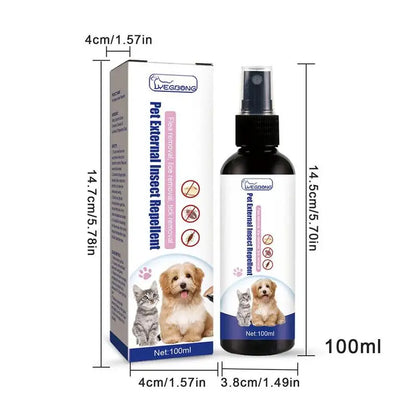 Gotas Antipulgas 🛡️ – Para Perros y Gatos (100 ml)