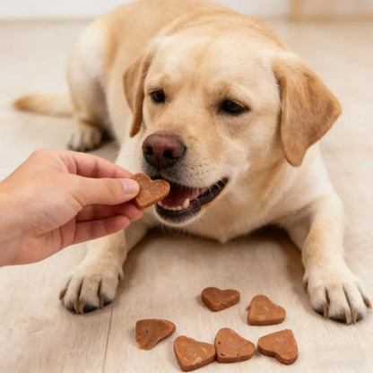 Snack de Pollo en Forma de Corazón 🐔 – Premios de Adiestramiento para Perros Pequeños (50 g)